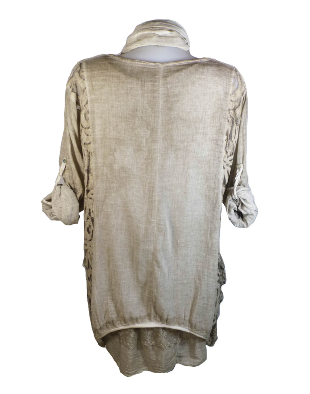 Womens Italian Style Plus Size Tunic Top