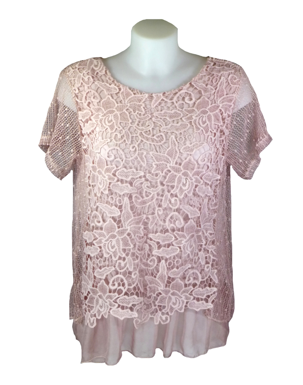 light pink lace