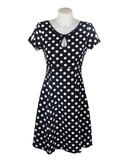 Banned Apparel Wild Fire Polka Do Dress