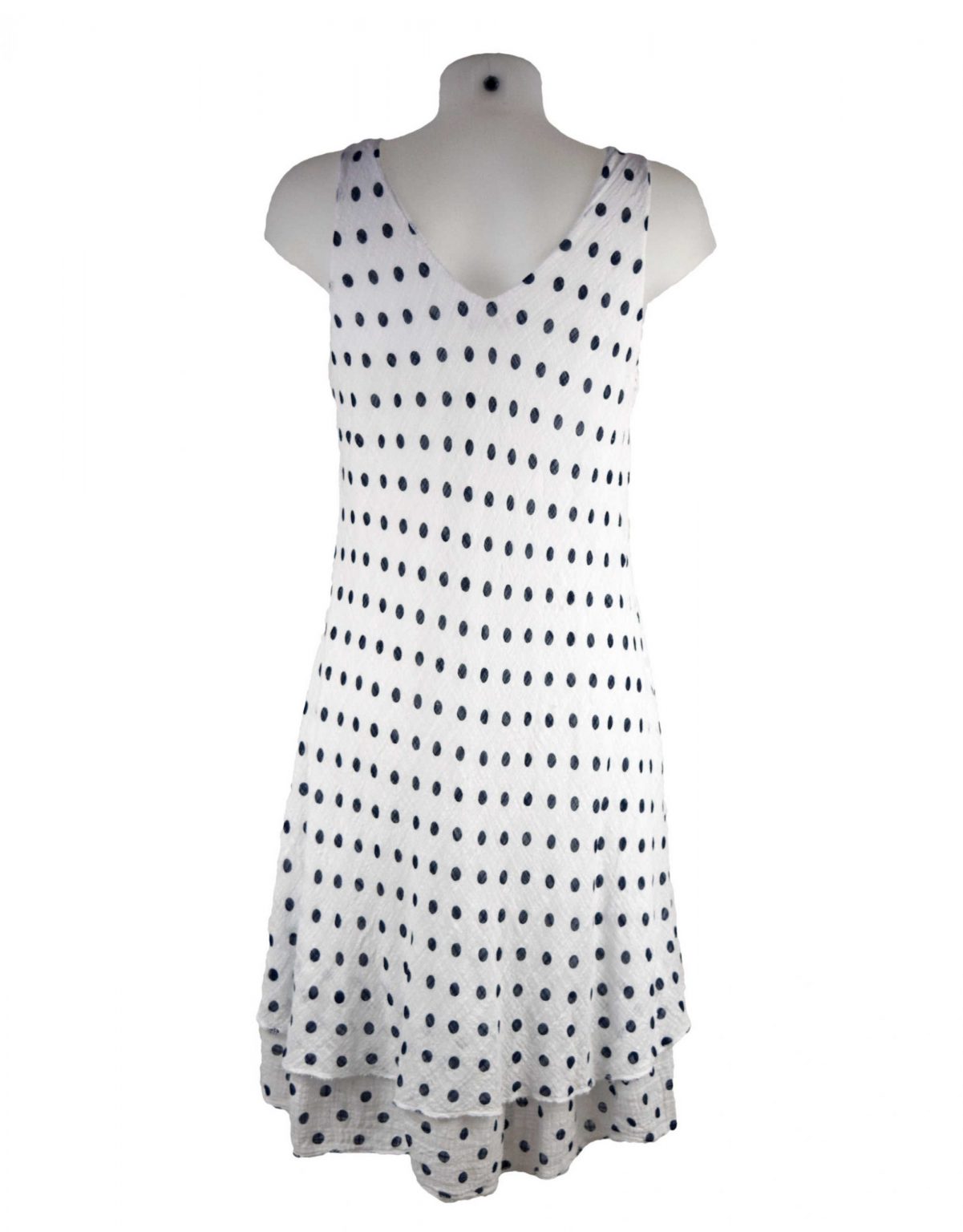 Giuliana Polka Dot Layered One Size Dress - Fashion Fix Online