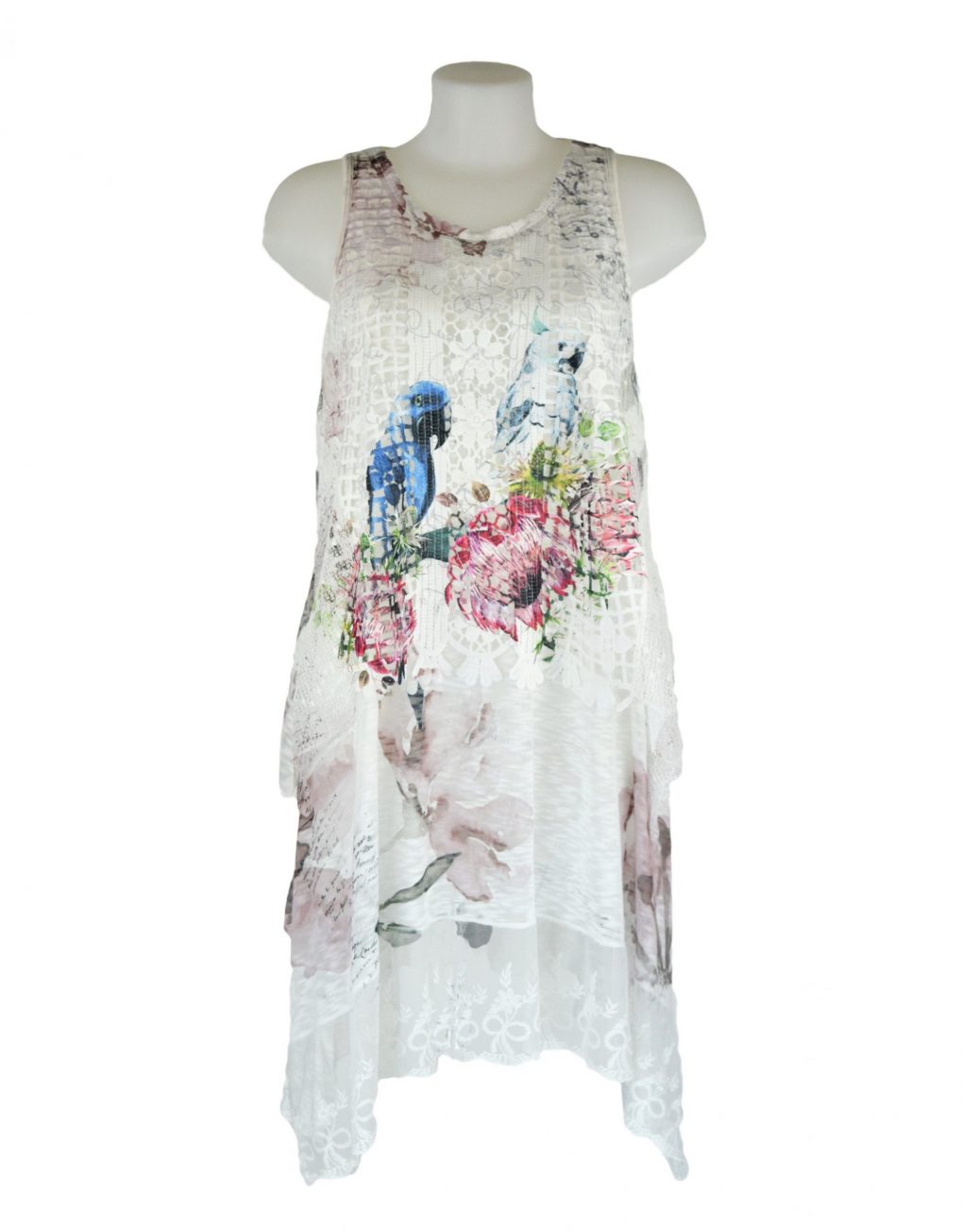 Giuliana Bird Print One Size Tunic - Image 6