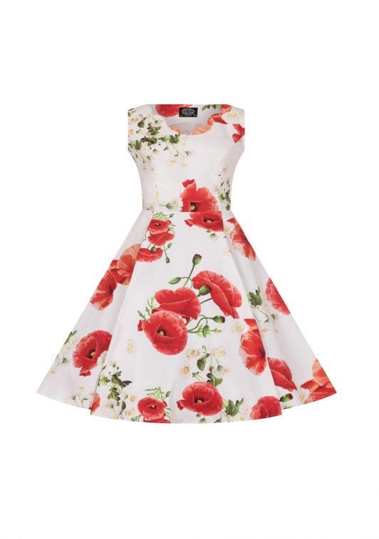 H&R Opium Poppy Floral Kids Dress