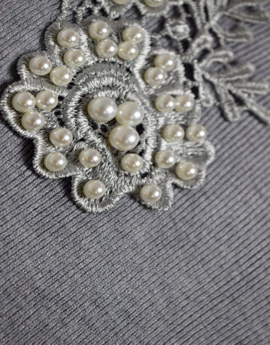 Italian grey beads