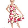 Hearts & Roses Sweet Rose Swing Dress4