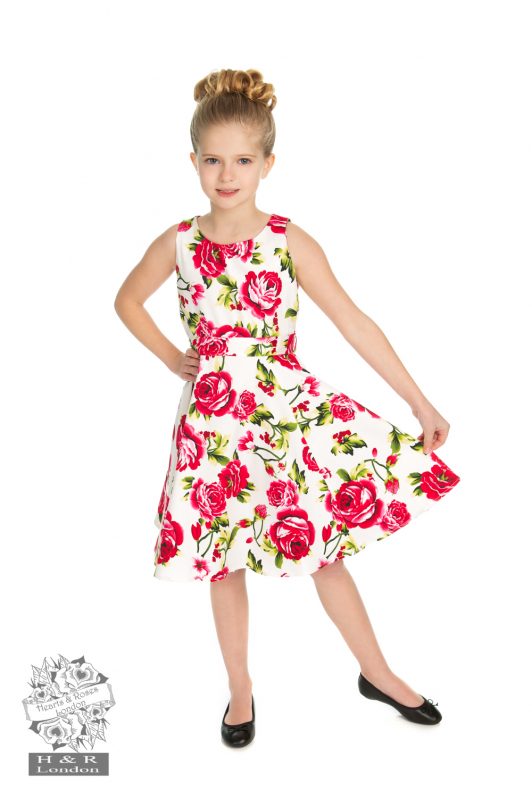 Hearts & Roses Sweet Rose Swing Dress4