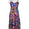 Pour Elle Blue Mix Abstract Maxi Dress