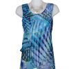 Paramour Reversible 2 in 1 Sleeveless Top Turquoise