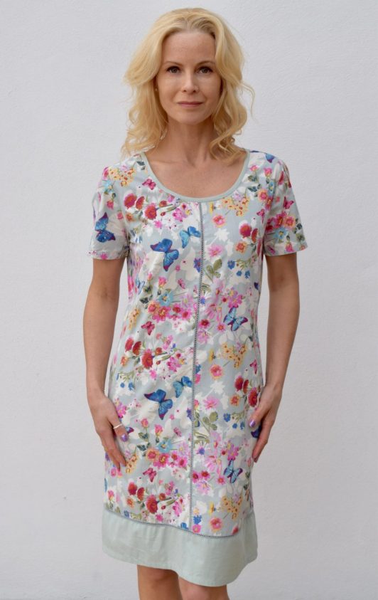 Alice Collins Jenna Dress Floral Butterfly