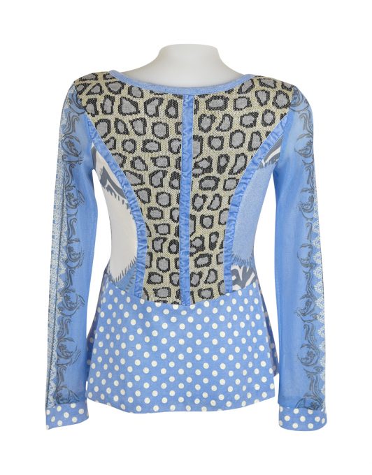 Lulu H Light Blue Button Top2