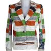 Lulu H Orange & Green French Style Jacket