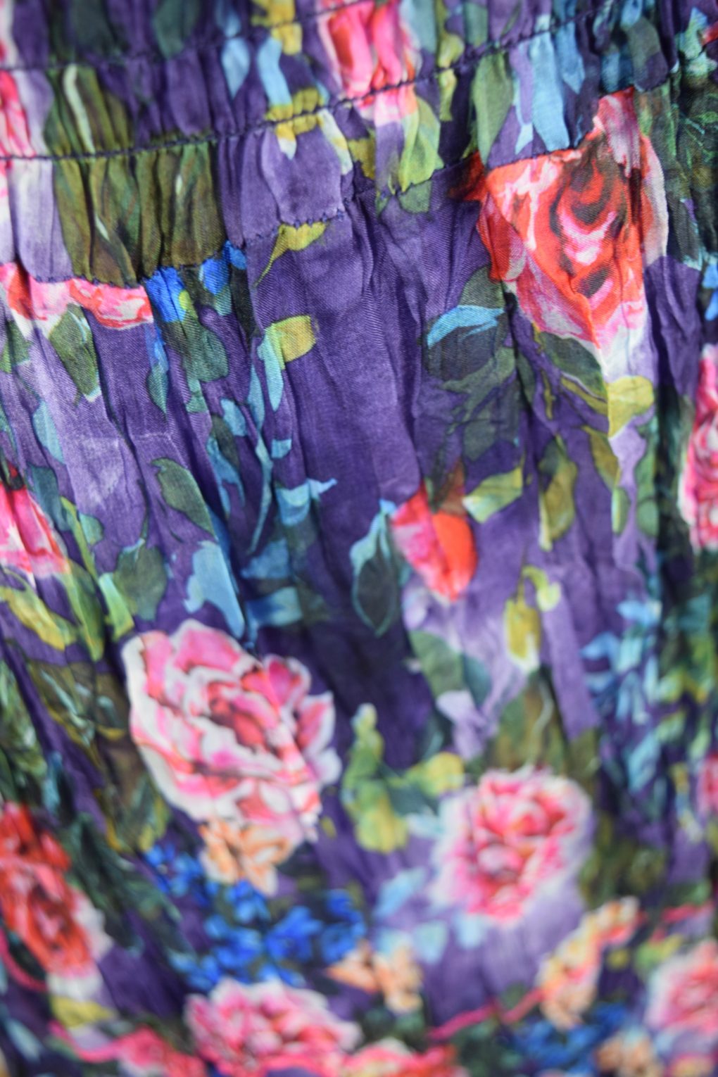 Sensations Pour Elle Blue Mix Floral Maxi Dress One Size3