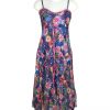 Sensations Pour Elle Blue Mix Floral Maxi Dress One Size