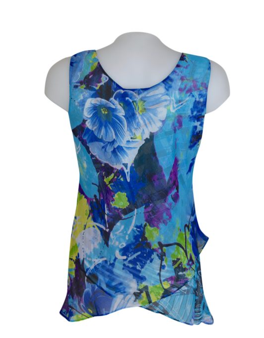 Paramour Reversible 2 in 1 Sleeveless Top Turquoise4
