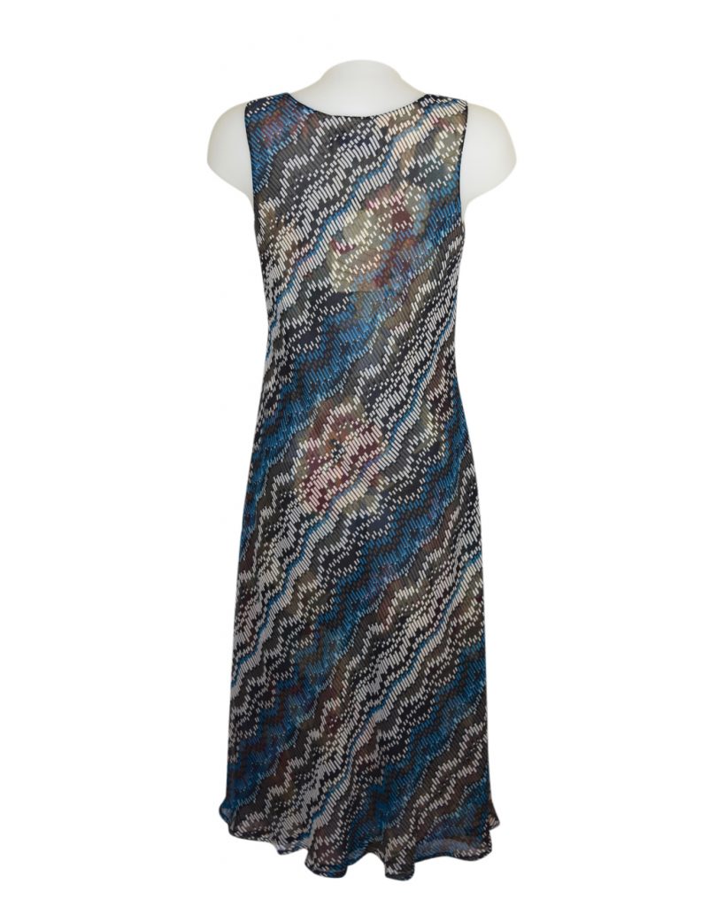 Paramour Reversible 2 In 1 Sleeveless Dress Navy Floral - Fashion Fix ...