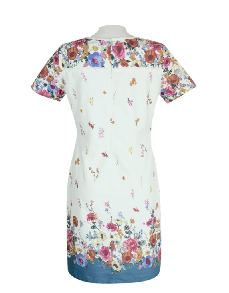 the CAJUN dress - beige floral