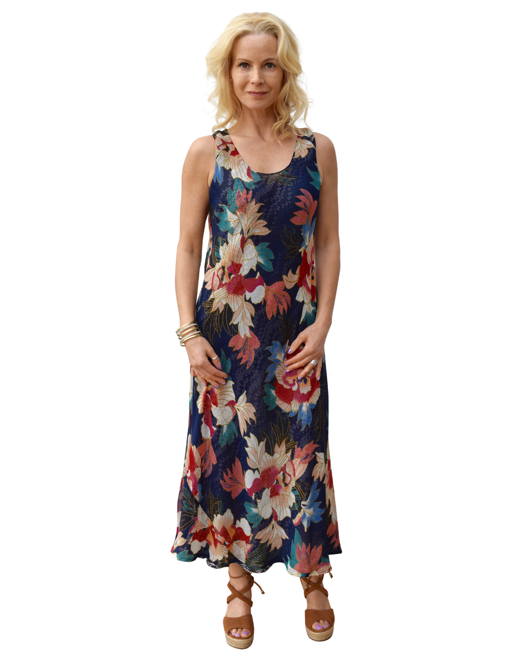Paramour Reversible 2 in 1 Navy Floral Dress5