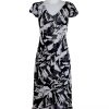 Paramour Reversible Dress Cap Sleeve Black & White