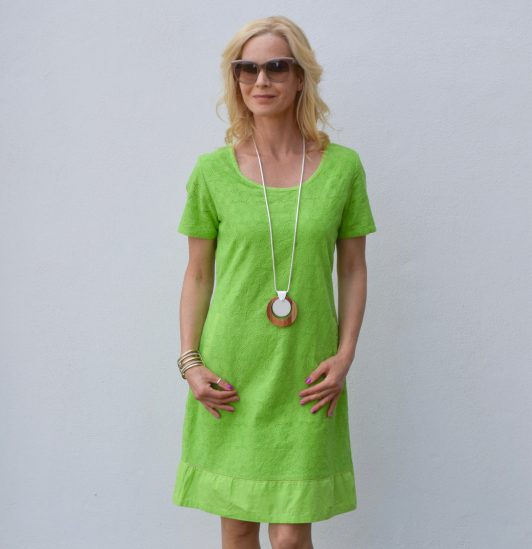 Alice Collins Lime Daffodil Jenna Dress