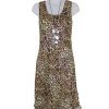 Paramour Reversible 2 In 1 Sleeveless Dress Floral / Leopard A