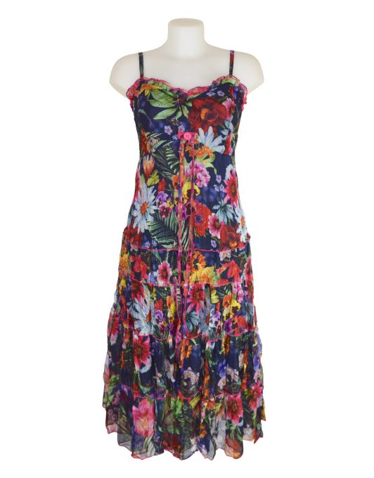 Sensations Pour Elle’s Navy Floral Maxi Dress