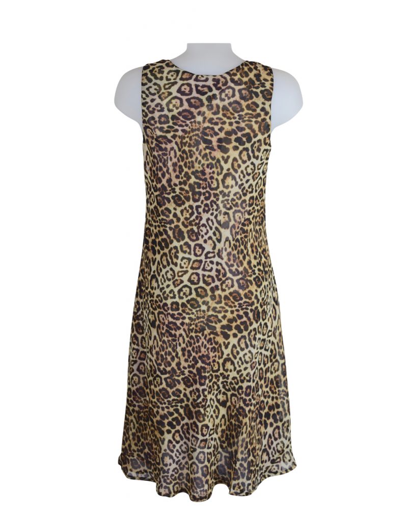 Paramour Reversible 2 In 1 Sleeveless Dress Floral / Leopard - Fashion ...