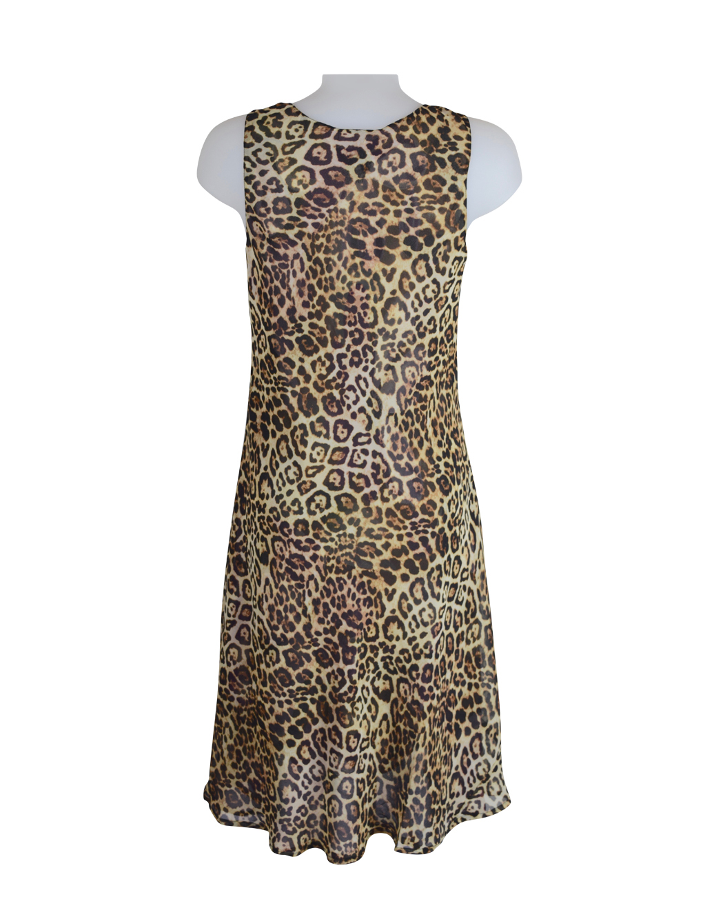 Paramour Reversible 2 In 1 Sleeveless Dress Floral / Leopard C