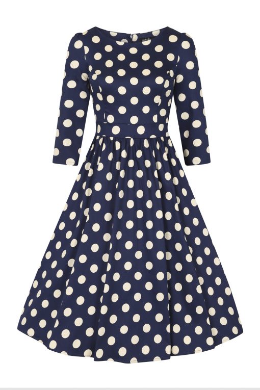 spotty swing dress