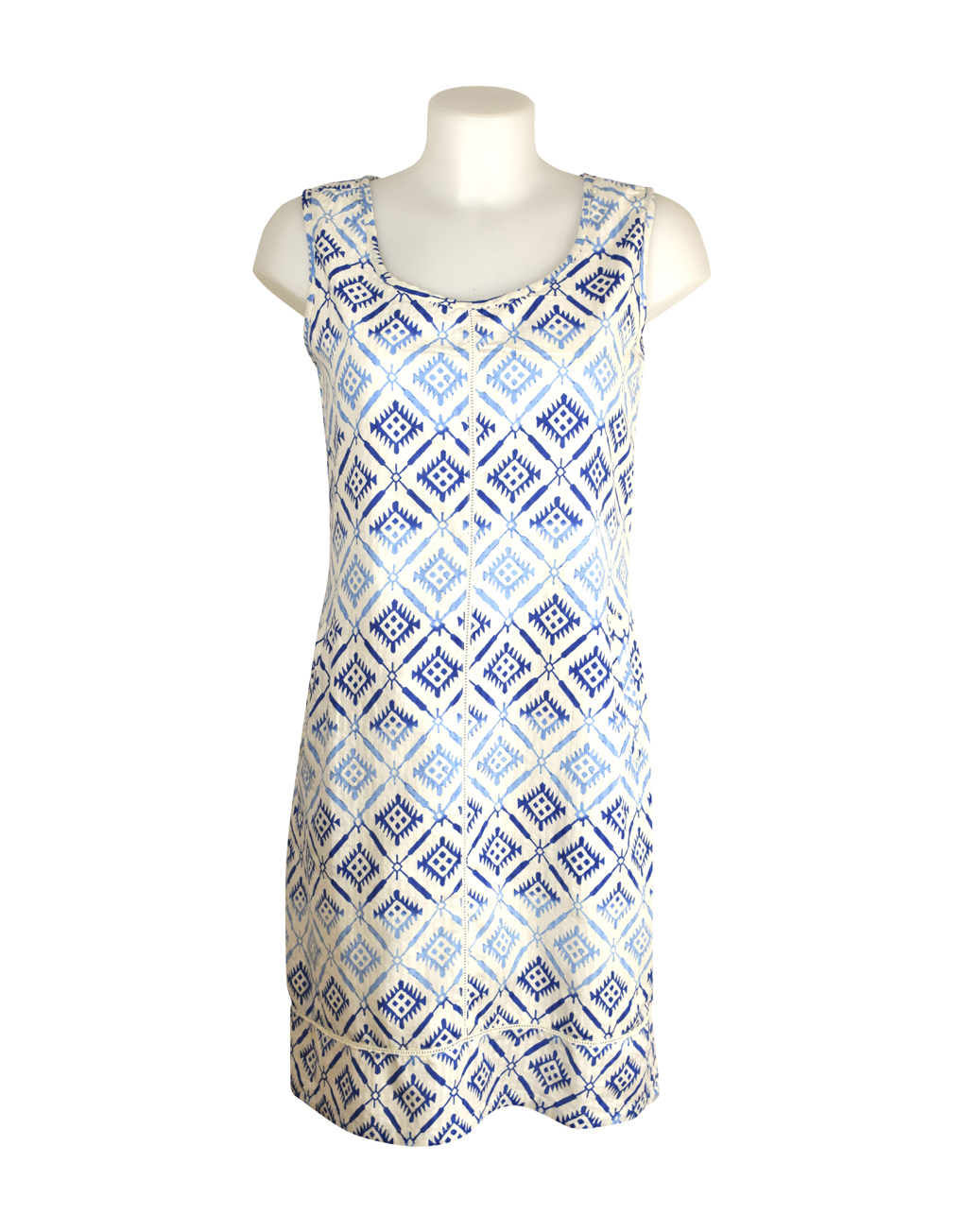 Alice Collins Harriet Diagonal Indigo Dress