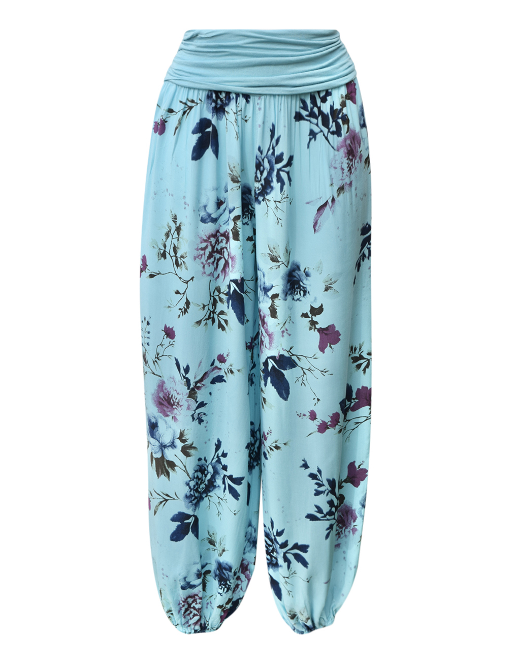 Fashion Fix Harem Trouser New Flower Floral Mint