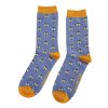 Mr Heron Honey Bees Socks Blue 171