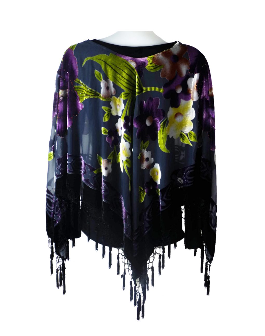 Jayley Purple Poncho B