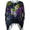 Jayley Purple Poncho