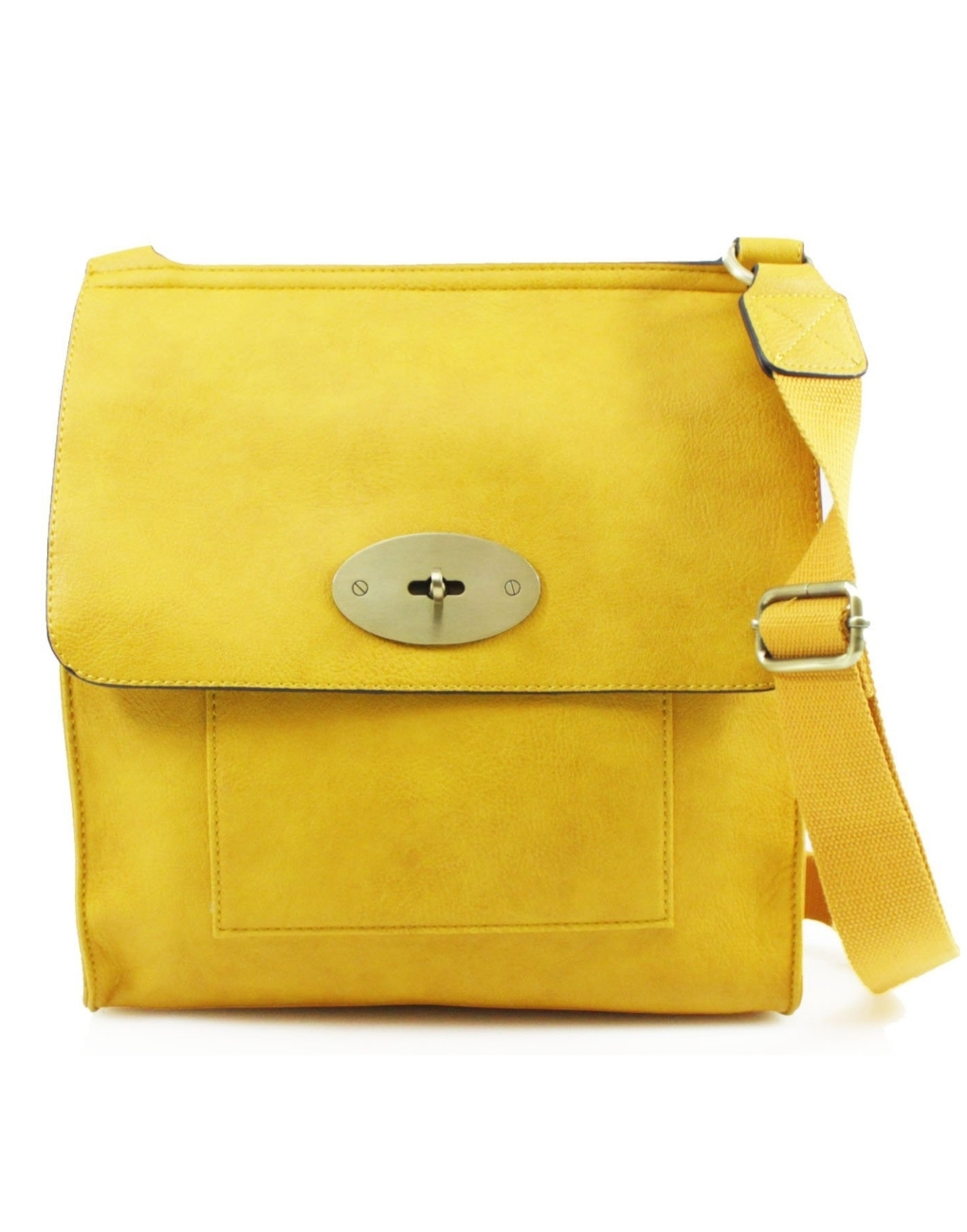 Cross Body Satchel Bag Yellow