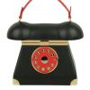 Vintage black telephone bag